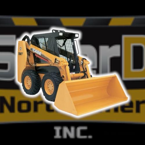 Case skid steer door